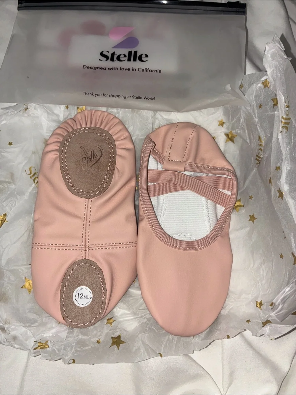 Elle Kids Pink Ballet Flats - Soft Slip-On Dress Shoes